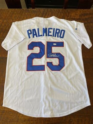 Rafael Palmeiro Signed Texas Rangers Jersey PSA DNA Coa Autographed - Image 1 of 4