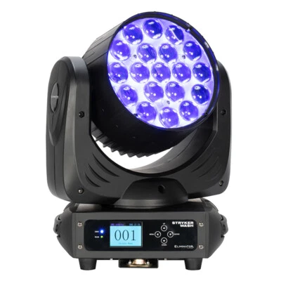 Eliminator Lighting Stryker Wash 228W professional moving head wash fixture - Image 1 of 4