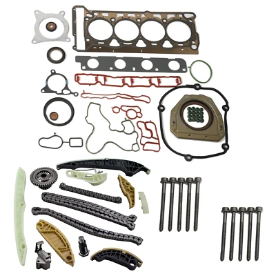 Timing Chain kit Head Gasket Bolts Set For VW GTI Jetta Audi A4 1.8 2.0TSI 2008+ - Image 1 of 4