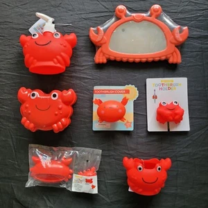Kid's Crab Bathroom set:  7 items (new) - Picture 1 of 1
