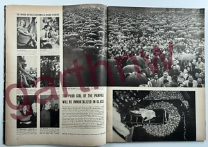 EVA PERON 1952 ARGENTINA FUNERAL & CAREER PICTORIAL * FAREWELL EVITA - Picture 1 of 3