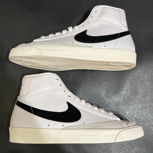 Sz 11 - NIKE WMNS BLAZER MID ‘77 ‘WHITE BLACK’ MENS 9.5 [CZ1055-100] NEW - Picture 1 of 17