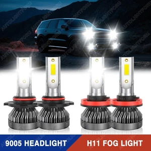For Dodge Durango 2016-2020 Combo LED Headlight High/Low Kit + Fog Light Bulbs - Picture 1 of 16