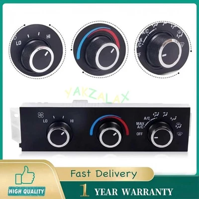 Interruptor de control de clima de calefacción de aire acondicionado para Chevrolet Express GMC Savana 1500 2500 Foto 1 de 4