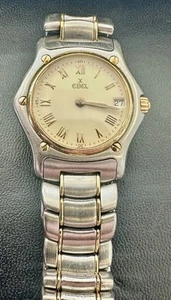 Ebel 1911 Women's Wristwatch, Stainless Steel Case, 18K 750 Gold Bezel, 188901 - Picture 1 of 7