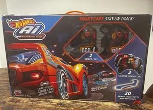 Hot Wheels Ai Smart Cars Intelligent Race System 2 Cars 2 Controllers EUC - Picture 1 of 24