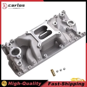 Colector de admisión satinado para Chevy 1996-2002 5,7 L/350 bloque pequeño Gen I Vortec - Imagen 1 de 8