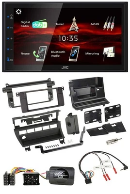 JVC USB Bluetooth Lenkrad DAB 2DIN Autoradio für BMW 3er 1999-2006 5 Schalteröff - Bild 1 von 4