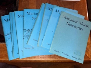 Marianne Moore Newsletter: Volumes 1-7 / 1977-1983 / 1st 12 Issues - Bild 1 von 6