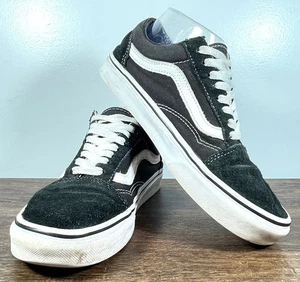 Vans Off the Wall Old Skool schwarz weiß niedrig Skate Turnschuhe Herren 6,5/Damen 8 - Bild 1 von 11