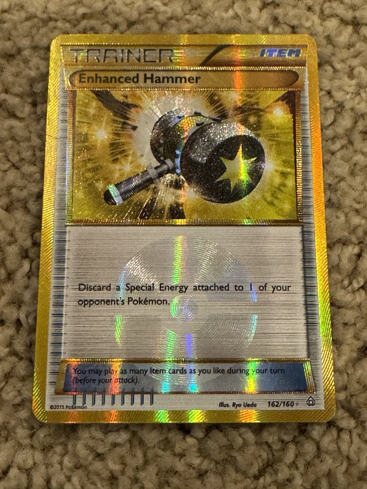 Pokémon 2015 XY Trainer Enhanced Hammer #162/160 Foil Holo - Image 1 of 2