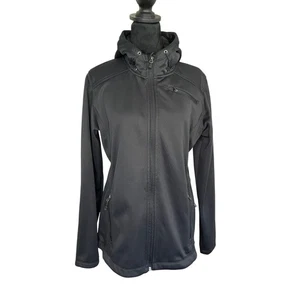 Avalanche Medium Weight Hooded Utility Jacket Lined Womens Black Medium - Picture 1 of 12