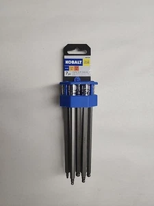 Kobalt 7pc Long Ball Hex Bit Socket Set, Metric, 1/4” / 3/8” Drive - Foto 1 di 1