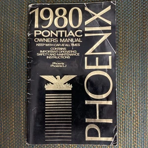 1980 PONTIAC PHOENIX OWNERS MANUAL - Foto 1 di 1