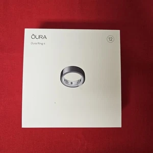 OURA Ring Gen 4 - BLACK - Size 12 -New + Sealed  SIZE BEFORE PURCHASE - Picture 1 of 3