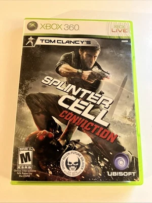 Tom Clancy's Splinter Cell: Conviction (Microsoft Xbox 360, 2010) CIB W/manual - Image 1 of 4