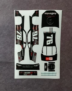2024 Custom Cayden Lapcevich 76 Ace Services Late Model 1/64 Peel & Stick Decal - Bild 1 von 1