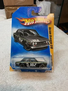Hot Wheels Datsun Bluebird 510 Black 037/190 Jun Imai 2009 New Models MOC - Picture 1 of 2