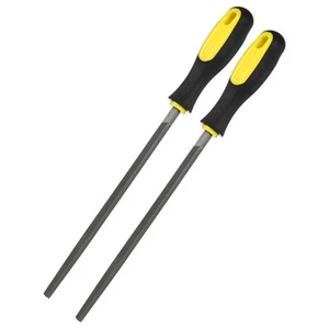 2-Pack Square Metal File 8 Inch, High Carbon Steel File Hand W PVC Handle - Picture 1 of 6
