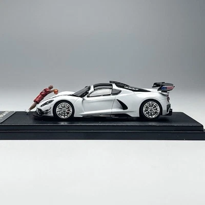 RM 1:64 RHINO Modelo Hennessey Venom F5 Diecast Coche Coleccionable Adorno Regalos Foto 1 de 4