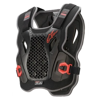 Alpinestars Unisex-Adult Bionic Action Chest Protector-Black/Red (Medium)/XL - Image 1 of 2