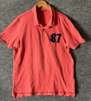 Napapijri Hombres Polo 87 Camisa Manga Corta Informal Naranja Algodón Pullover Talla XXL Foto 1 de 4