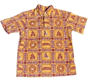 Vintage Reyn Spooner Arizona State Sun Devils Hawaiian Shirt Boys 14-16 Pullover - Picture 1 of 13