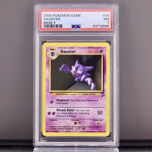 Pokémon Haunter #43 Base Set 2 2000 - PSA 7 casi nuevo - Dream Eater Classic! - Imagen 1 de 2