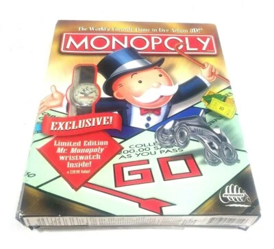 Monopoly (PC, 2001) with Mr. Monopoly watch! Game Windows 95/98  0742725227156 - Image 1 of 4