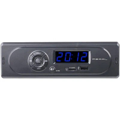 PEARL MP3-Autoradio CAS-300 mit Wiedergabe von USB & microSD, 2x 7 W - Bild 1 von 4
