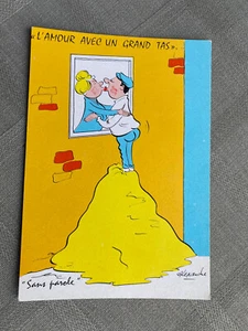 ALEXANDRE CARTE POSTALE "L'AMOUR AVEC UN GRAND TAS" EN BON ÉTAT / TRÈS BON ÉTAT - Photo 1 sur 2