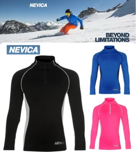 NEVICA Skiing Thermal Mid/Base Layer Top Long Sleeve Kids Boys Girls 2 3 4 5 6 - Picture 1 of 5