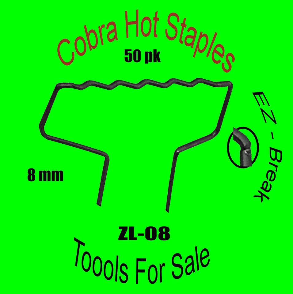 Cobra Hot Staples ZL-08 Z-Long Pattern 8mm Foto 1 de 1
