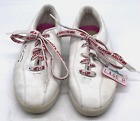 Gidget marcheur femme vintage années 90 1991 cuir blanc équipement L.A. #6884