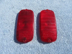 1960 1961 1962 1963 1964 1966 CHEVY C10 TRUCK TAILLIGHTS PAIR ORIGINAL  - Picture 1 of 4