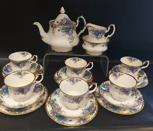 Royal Albert Moonlight Rose Teaset 1st Quality 21 Pieces - Picture 1 of 11