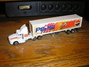 RARE Nice Unbranded Semi Tractor with Sleeper Pepsi Delivery Trailer Free SHIP - Picture 1 of 5