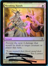 Mending Hands FOIL Betrayers of Kamigawa NM Artist Signed CARD (s2926) ABUGames