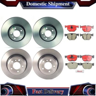 Juego de 6 pastillas de freno de disco delanteras traseras Brembo, rotor de freno de disco para BMW X6 3,0 L 2010-09 Foto 1 de 4