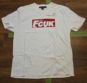 Fcuk Daily French Connection T-Shirt Gr. XXLarge Weiß Neu mit Etikett - Bild 1 von 5