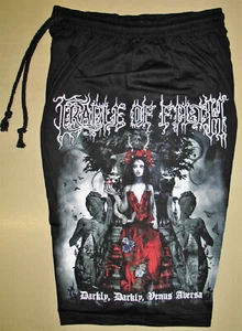 Pantalones Cortos de Algodón Cradle Of Filth Darkly Venus Aversa Talla Libre Metal Nuevos - Imagen 1 de 1