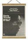 Stevie Wonder "Super Woman" Original Promo Ad, Mounted w/Magnetic Frame!