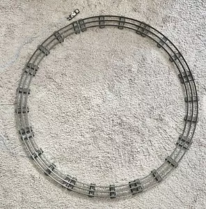Prewar LIONEL Standard Gauge Curve Track w/Lockon & 4 ft. Wire - 8 sections VG - Picture 1 of 22