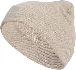 Brand New Original Adidas Women's Cuff Fold Beanie - Wonder Beige - FREE SHIP - Picture 1 of 5