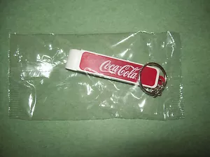 NEW RED-WHITE COCA-COLA KEY CHAIN BOTTLE OPENER - Picture 1 of 3