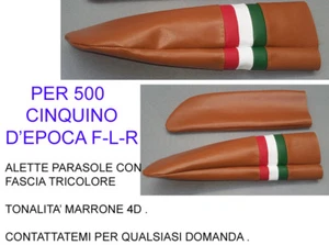 500 FÜNF EPOCHE F-L-R SCHALLSCHIRME VERKLEIDUNG MIT BRAUN UND DREIFARBIG  - Bild 1 von 1