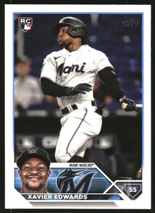 2023 Topps Update #US296 Xavier Edwards RC 