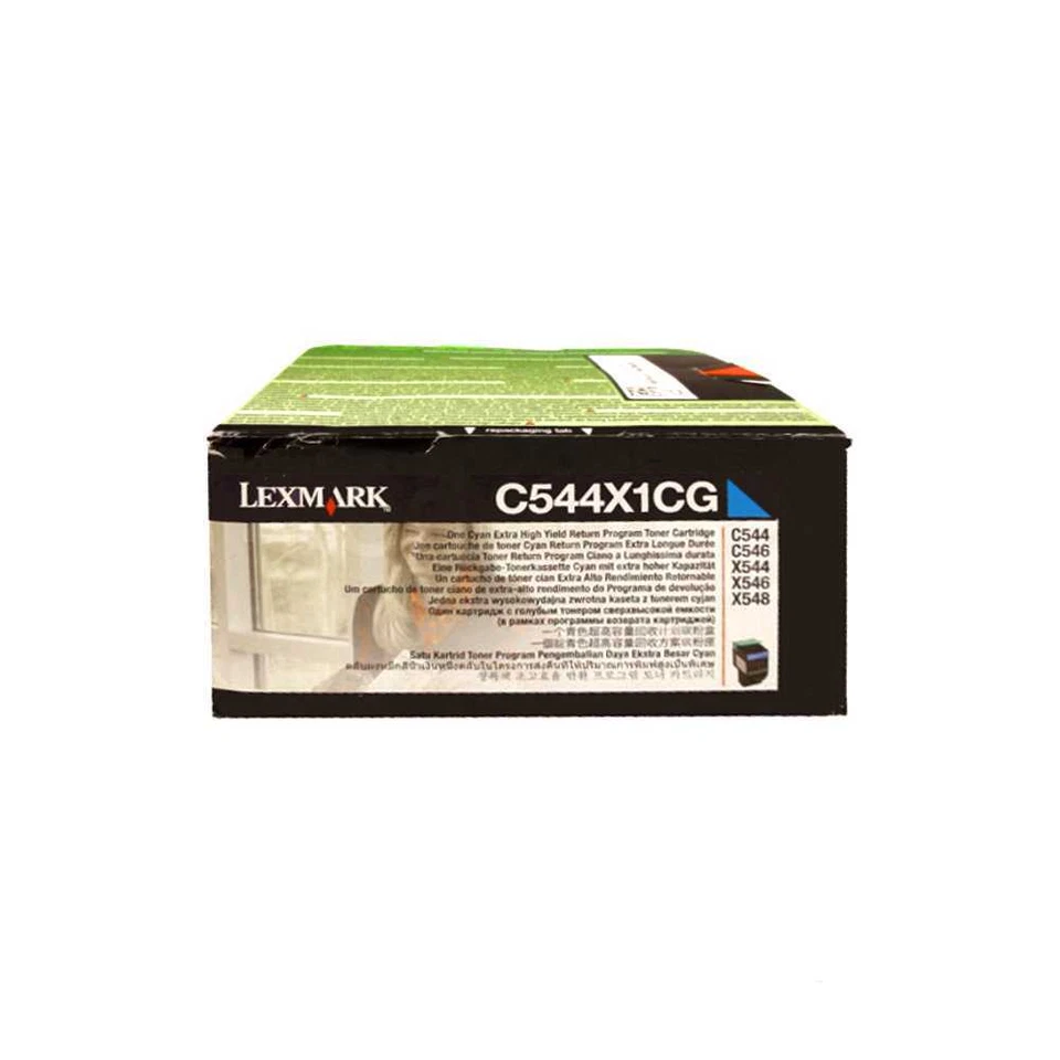 Lexmark Toner C544X1CG Cyan für Lexmark C544 C546, Lexmark X544 X546 X548, OVP - Bild 1 von 1