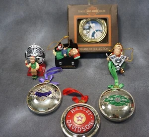 Harley Davidson Christmas Tree Ornaments Vintage Lot 7 Collectibles - Picture 1 of 15