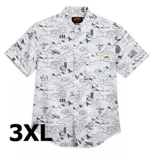 RSVLTS X Disney Indiana Jones It's the Mileage Button Down Hemd Herren 3XL - Bild 1 von 4
